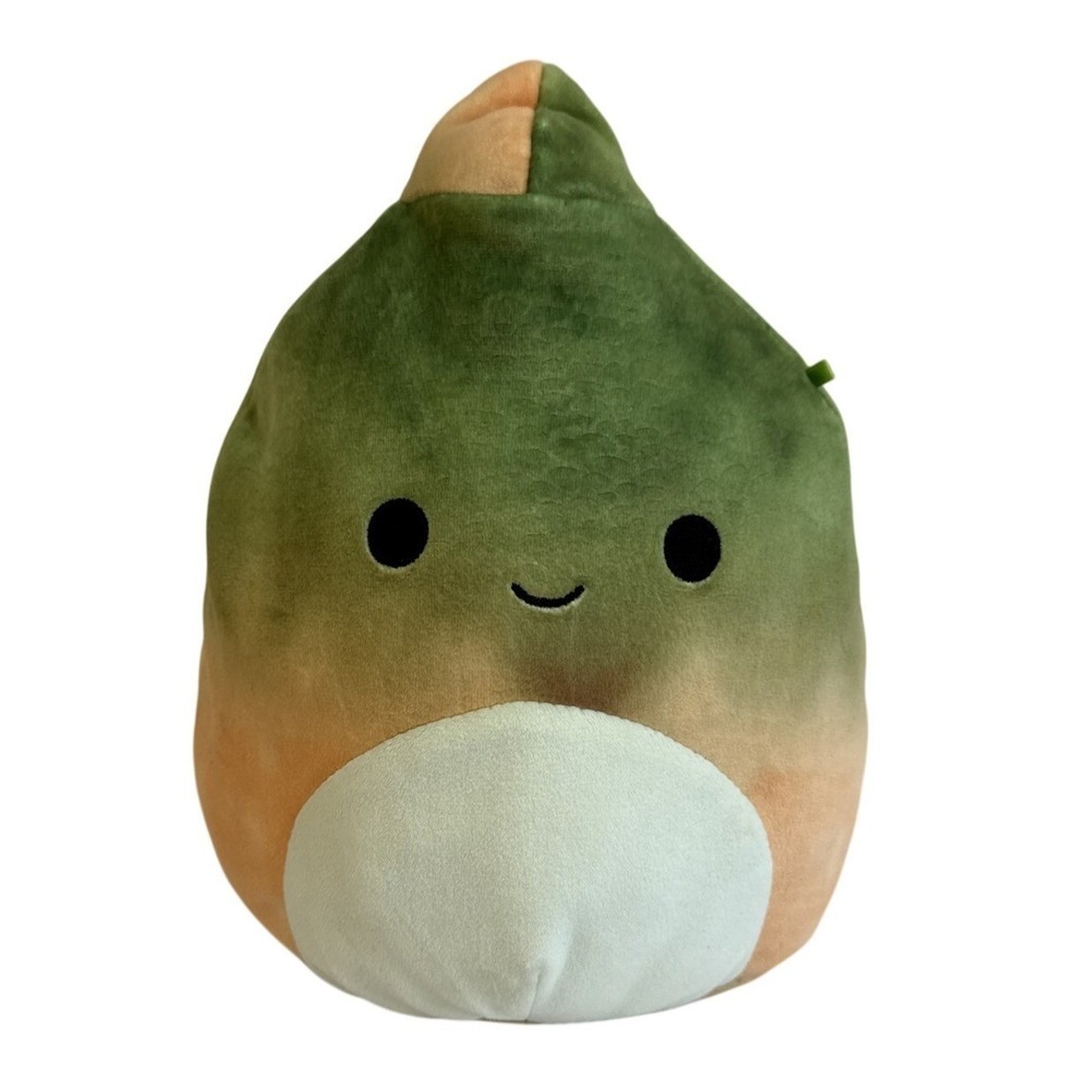 Squishmallows‎ 9" Stuffed Plush Green Orange Marisa The Parasaurolophus Dinosaur